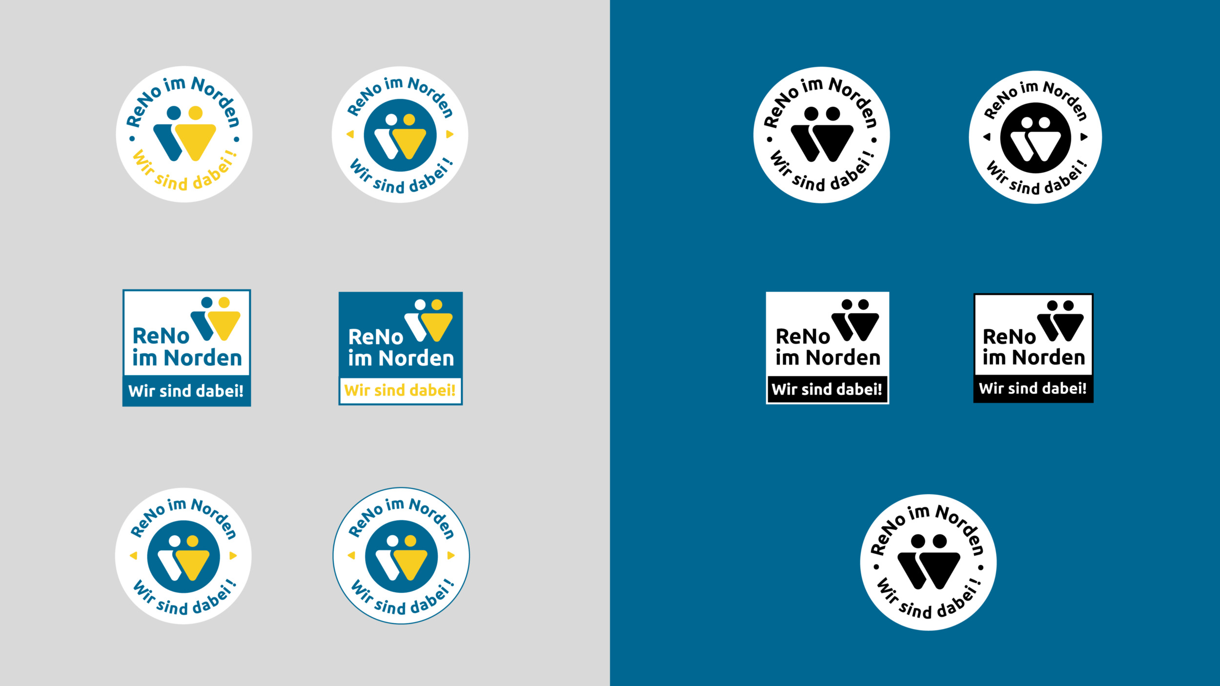 Logoentwicklung und Badges aus unserer Corporate Design Agentur